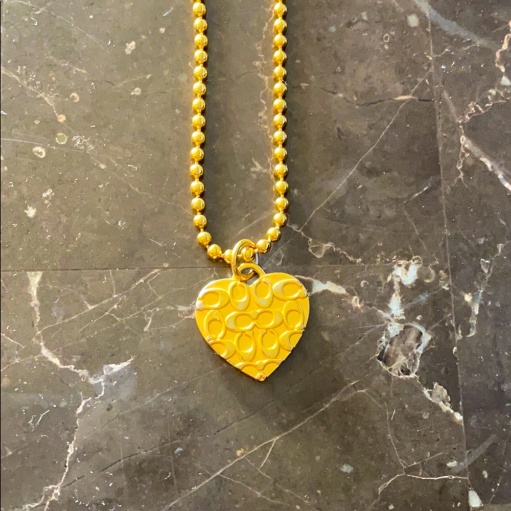Gold Coach Long Necklace